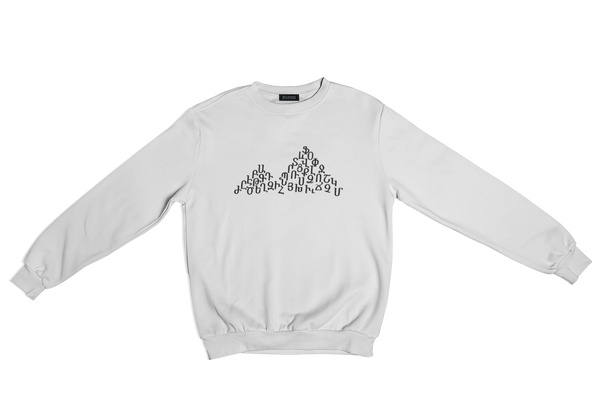 Ararat Alphabet - White Sweater